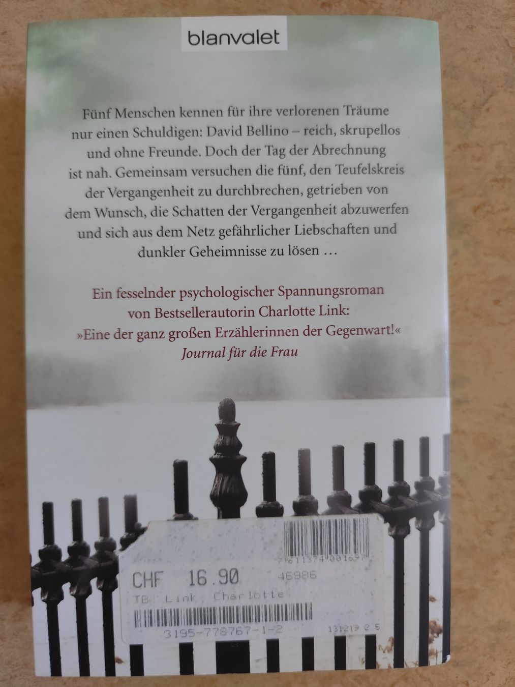 Livres: Charlotte Link Schattenspiel  – D'occasion à Basel par Alacant 1