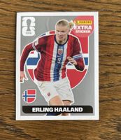 Panini FIFA WM Extra Sticker Haaland Silber