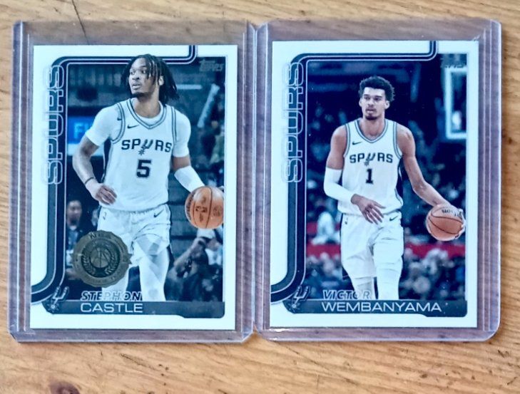 Cartoline: Wembanyama & Castle NBA cards lot – Nuovo (secondo la descrizione) da Vallorbe venduto da ant_75wx