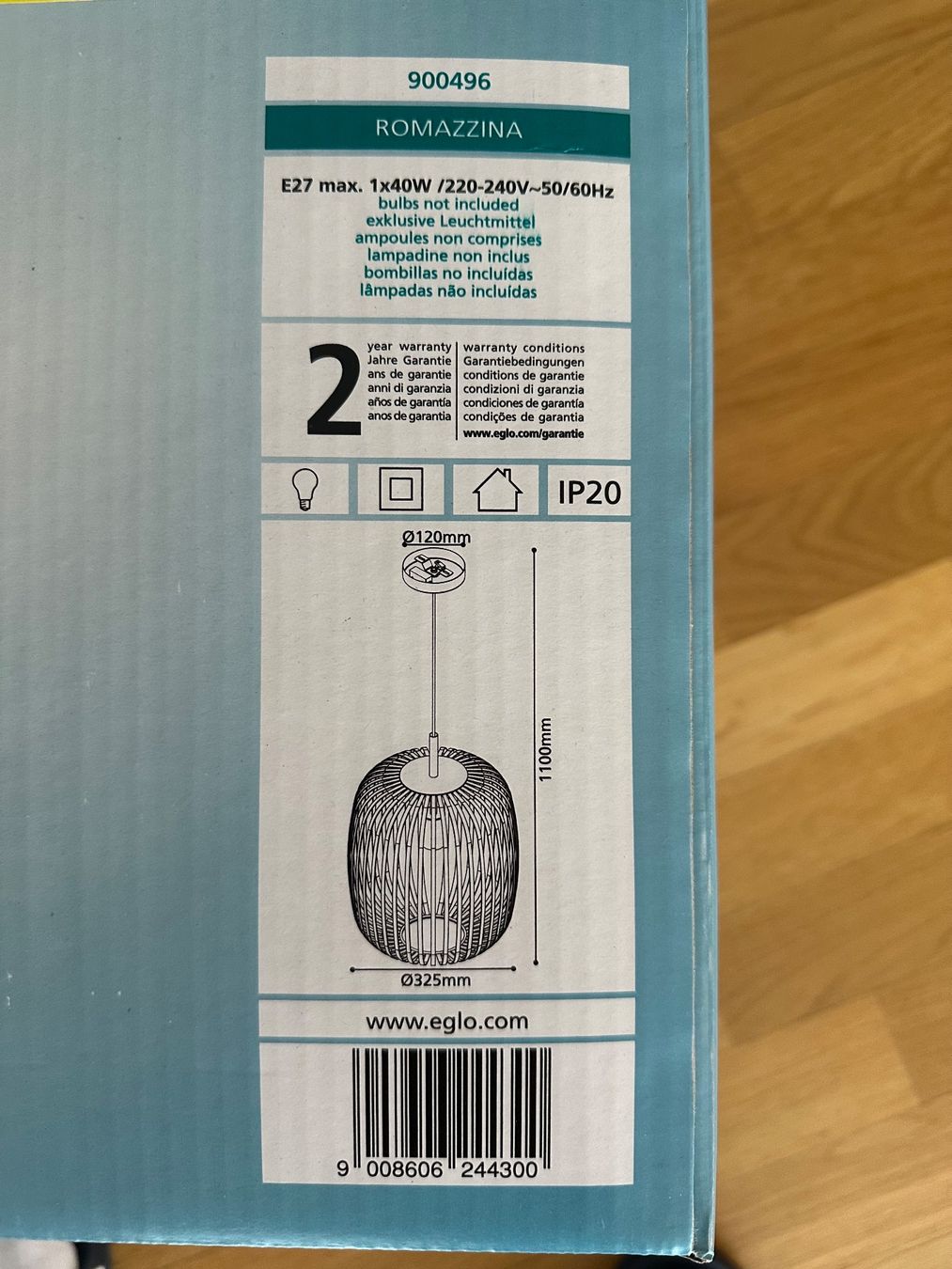 Kronleuchter & Deckenlampen: Hängelampe ROMAZZINA Elco Sandfarbe – Neu und originalverpackt aus Olten von nolansanjr 4
