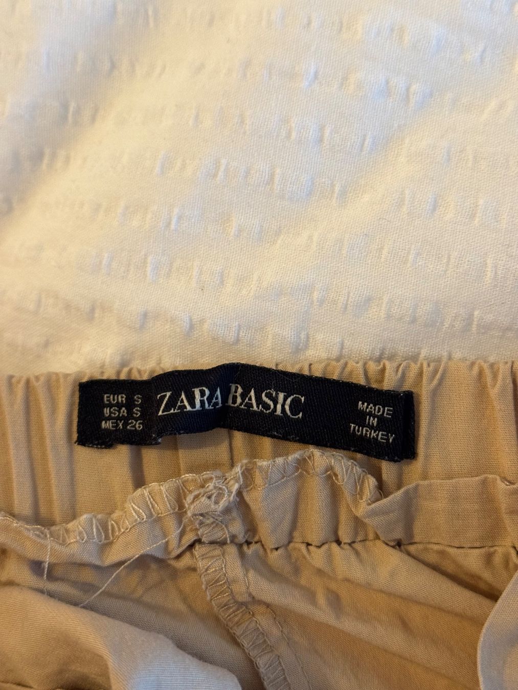 Zara Hosen: Zara Basic Sommer Shorts mit Bindegürtel Gr. S – Gebraucht aus Steinhausen von sar_ph7q 1