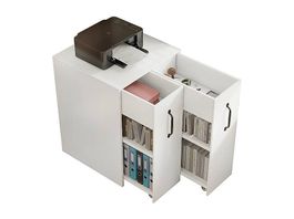 Rollcontainer / Büroschrank auf Rollen  weiss, neuwertig