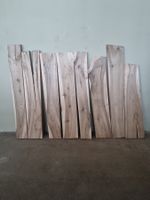 Nussbaum Massivholz Klotzbretter Natur Edelholz 8 Stk
