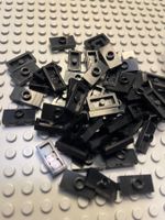 Lego 20x Fliesen mit Knopf (15573) schwarz