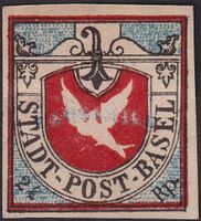 BASLER TAUBE, Nr.8a, gesuchte Fälschung von CHAMPION, S.49
