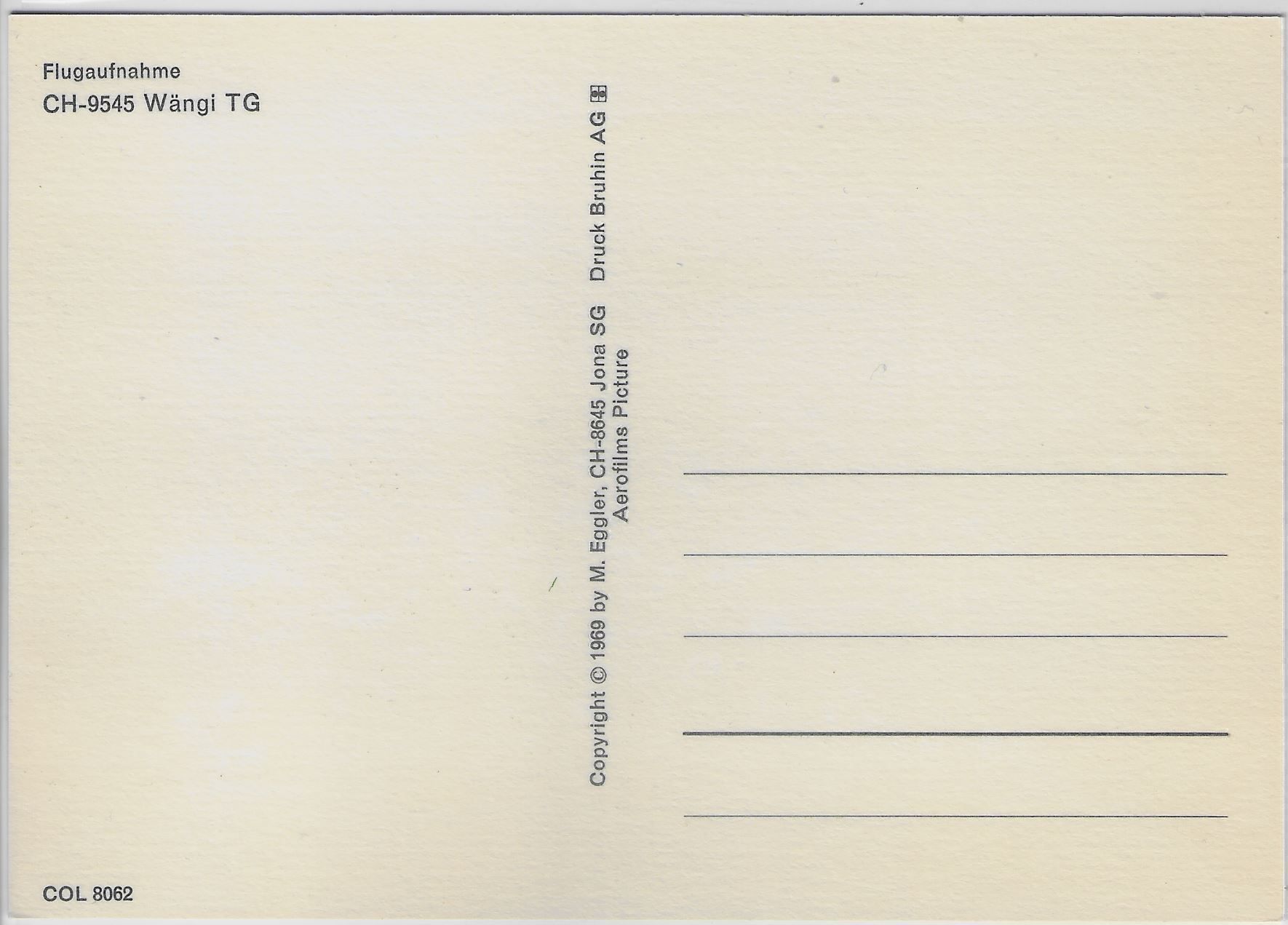Cartoline postali: Flugaufnahme Wängi TG – Antico da Ettingen venduto da Kartenplanet 1