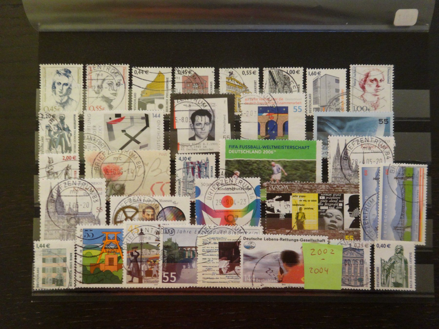 Alle Briefmarken: BRD Briefmarken 2002-2004 gestempelt – Gebraucht aus Zürich von reto33