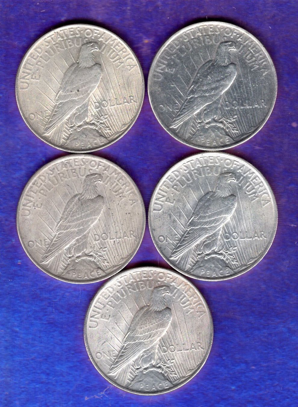 Tutti le monete: USA dollar 5 stück silber – Usato da Leibstadt venduto da baroc333 1