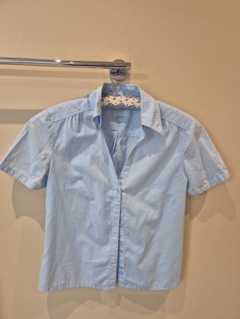 Esprit Bluse, hellblau, Gr. 34