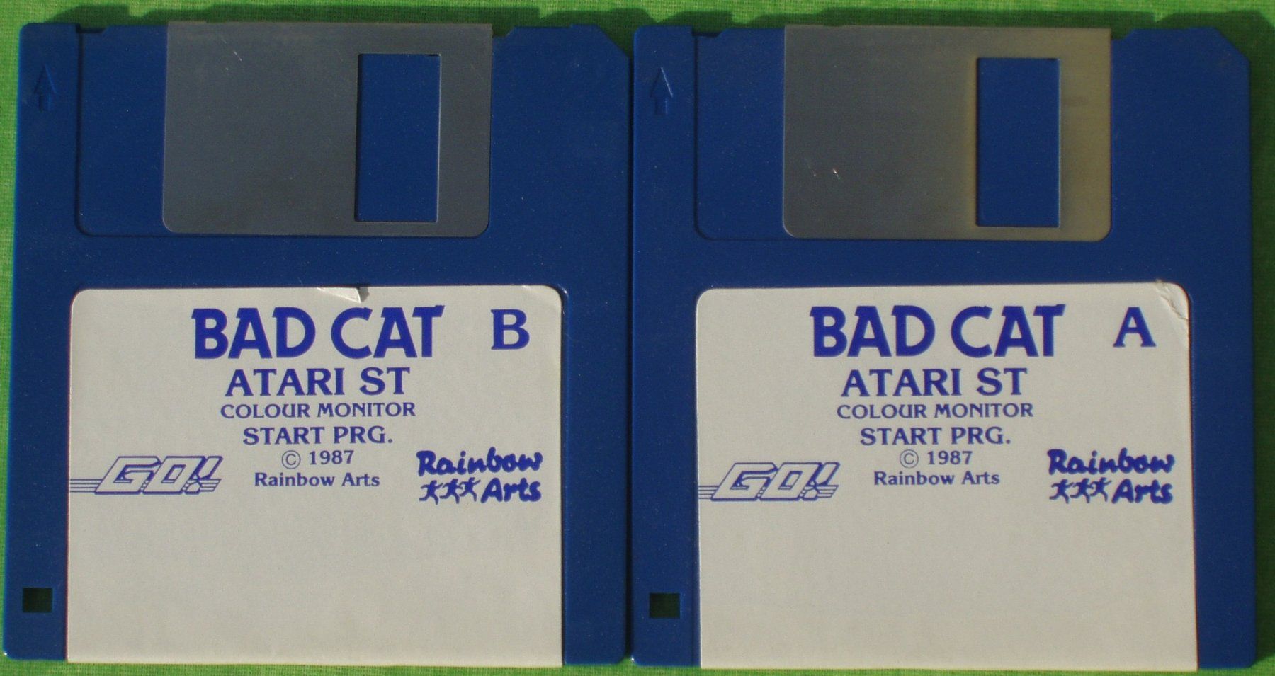 Atari Spiele: Disquettes ATARI bad cat – Gebraucht aus Boussens von catfood01