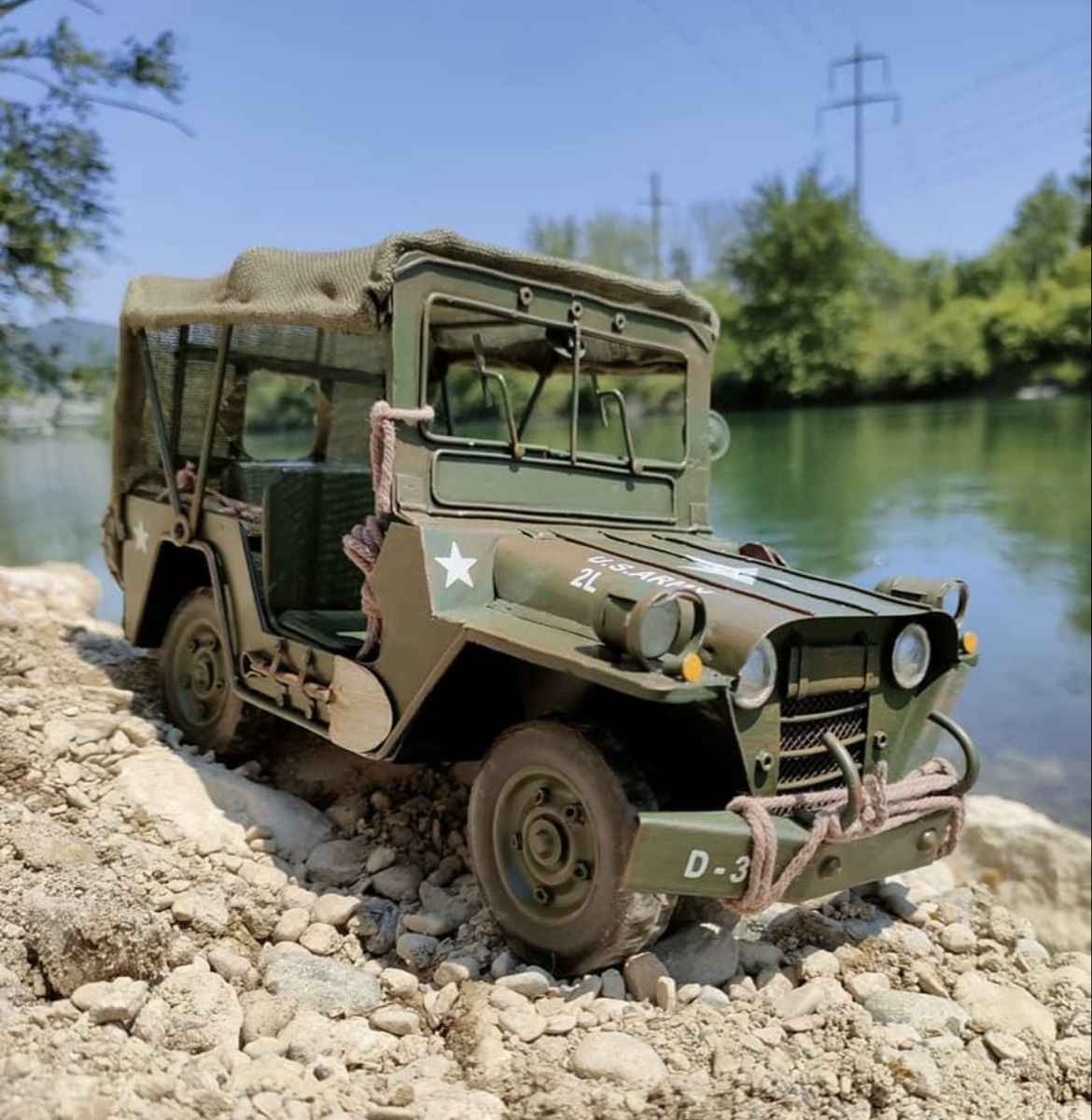 Ford Modellautos: Ford Mutt M151 aus Blech – Neu und originalverpackt aus Langendorf von Blechfahrzeuge