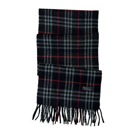 Vintage Burberry Scarf 100% Lambswool
