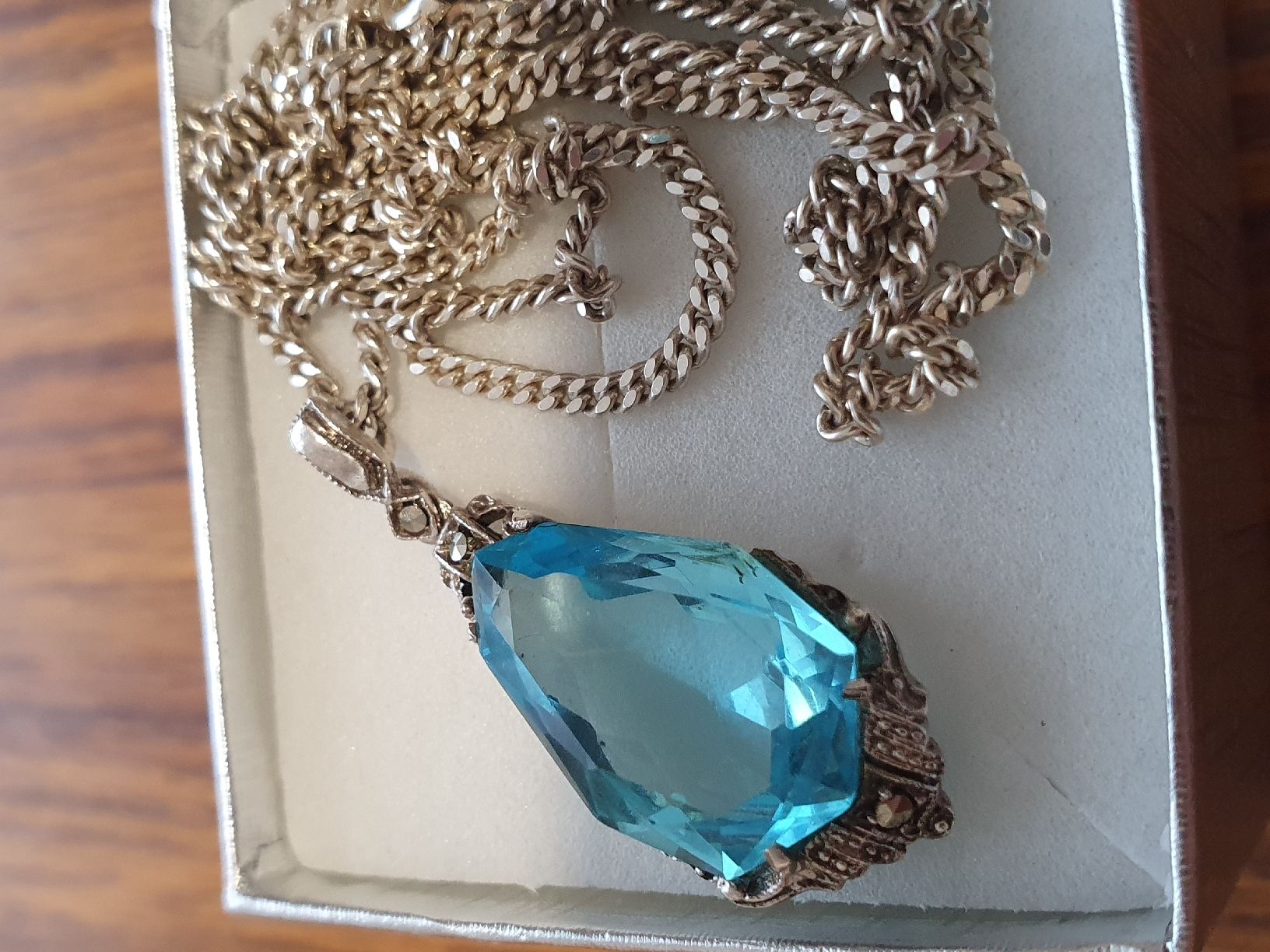 Anhänger: Jugendstil Schatz inklusive Silberkette – Gebraucht aus Wohlen AG von palmsprings 2