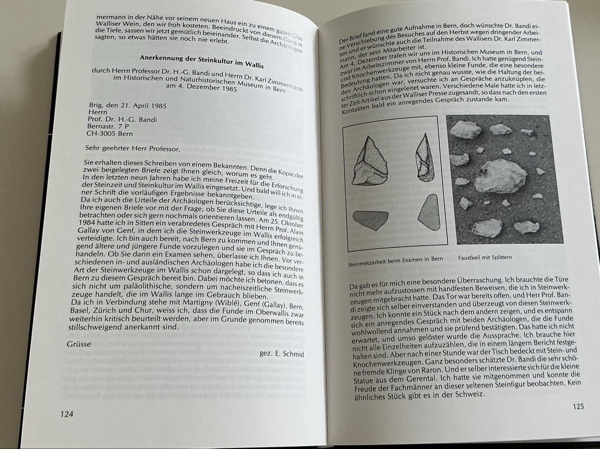 Libri: Emil Schmid Steinkultur im Wallis – Usato da Crans-Montana venduto da plainemorte 4