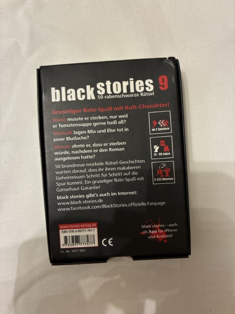 Giochi: Black Stories 9 – Usato da Zürich venduto da leo_mdw7 1