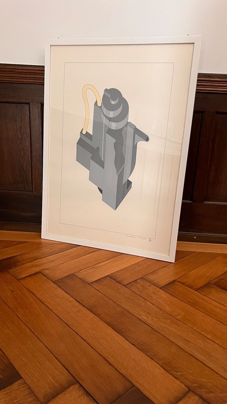 Grafica & Litografie: Richard Meier Lithographie, handsigniert 49/99 – Usato da Bühler venduto da LICHTIG