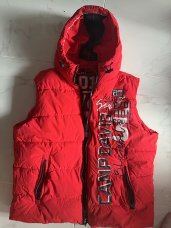 Camp David Weste rot Grösse XXL 