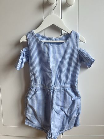 Sommerlicher H&M Playsuit, Gr. 98, gestreift, Top Zustand!
