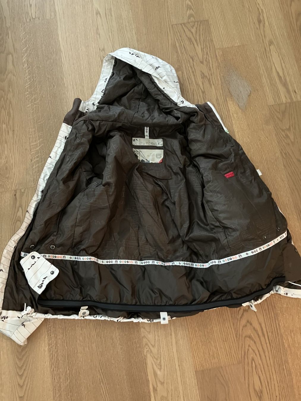 Giacche: Burton Ski Jacke S- mit Vogel Muster – Usato da Rotkreuz venduto da Vkahlo 2
