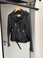 Sandro Bikerjacke Leder Schwarz Perfecto Gr. M  gebraucht