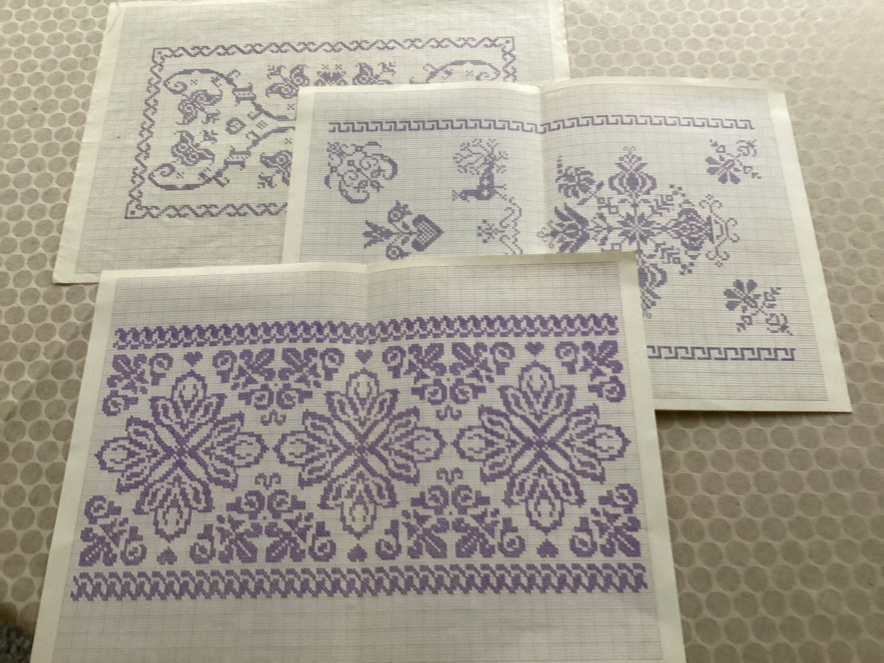 Zeitschriften & Magazine: Diverse alte Stickvorlagen – Gebraucht aus Wassen UR von SABDOM 4