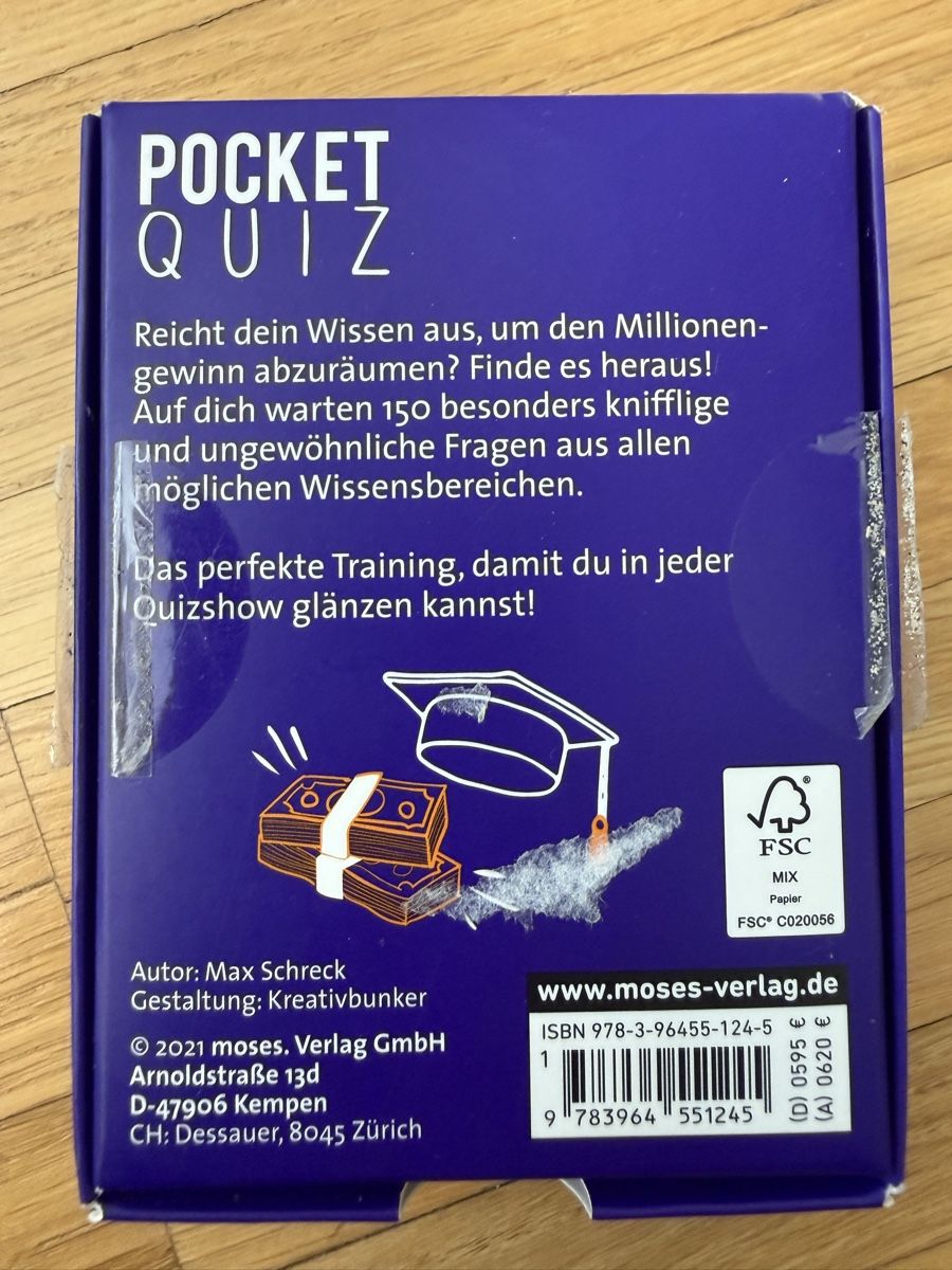 Spiele: Swiss IQ Quizspiele – Gebraucht aus Wallisellen von galgiu 5