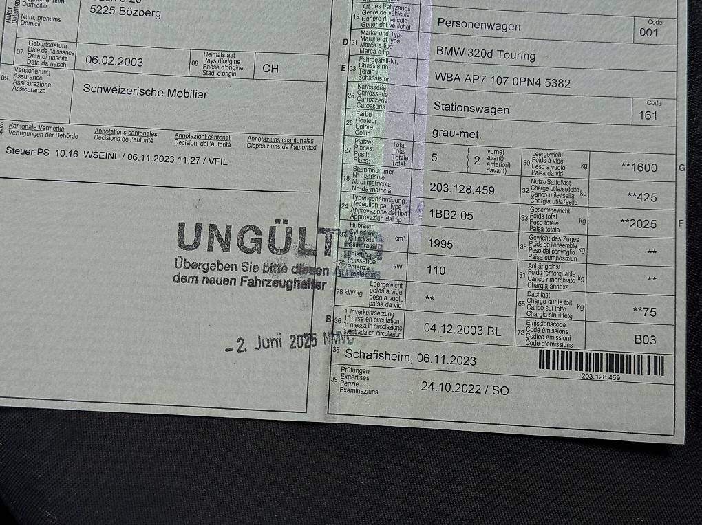 Automobili: BMW 320 TDI  Automat  – Usato da Udligenswil venduto da Sch2s 8
