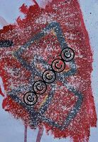 Bild Red Energy  abstraktes Originalgemälde 