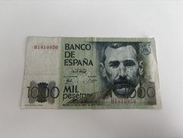 Spanien 1000 Pesetas 1979 gut erhalten