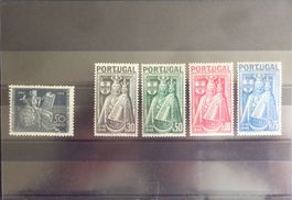 PORTUGAL: Des timbres neufs **/*, 1946–1969, 4 photos