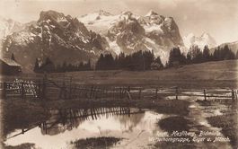 Hasliberg BE Bidmi Wetterhorngruppe Eiger und Mönch
