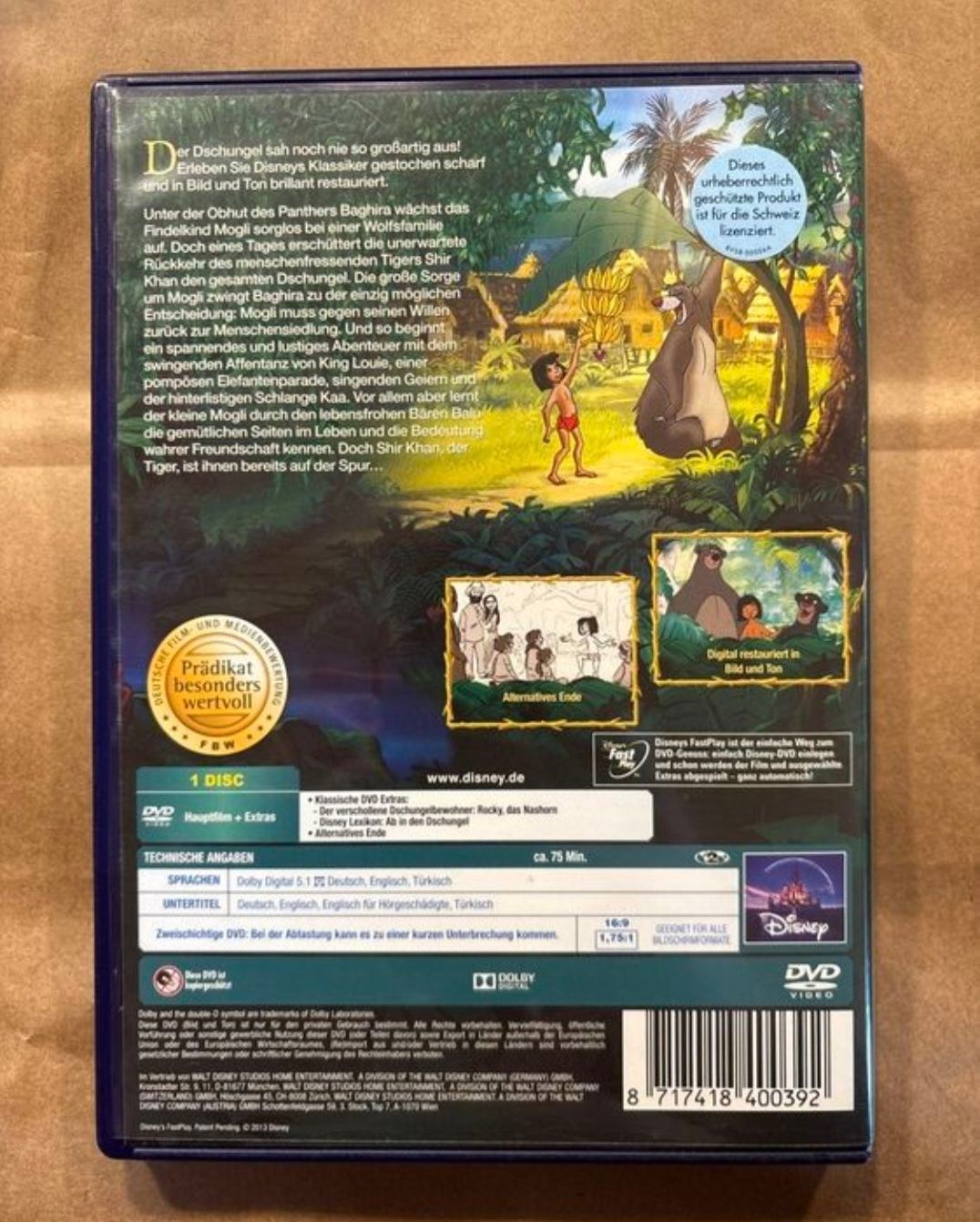 Tutti i DVDs: DVD Dschungelbuch – Usato da Meilen venduto da Ztoh 1