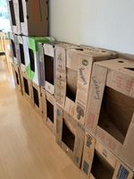 Bananenkisten diverse Marken stabil gebrauchter Zustand