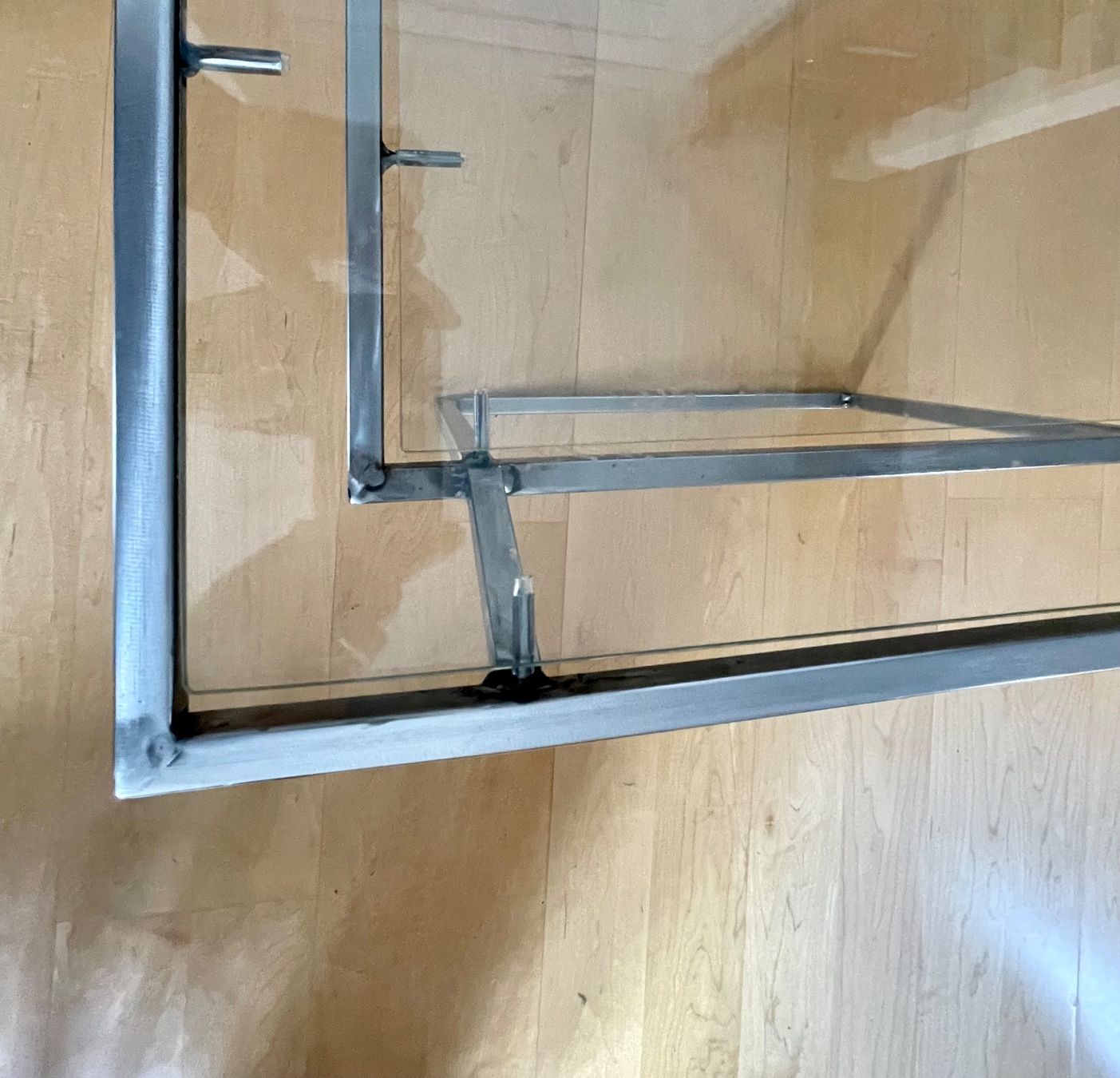 Tische: Designertisch Unikat Design Kunst Edelstahl Glas – Gebraucht aus Altdorf UR von zar_fcd6 5