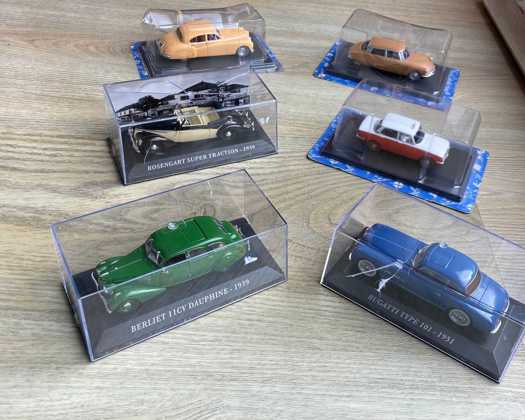 Modellautos: Set 6 Voitures / Auto, Studio Jacobs, 1:43 NEW – Neu (gemäss Beschreibung) aus Morges von 4WLS