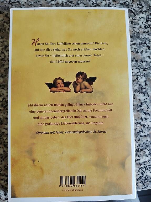Libri: Die Löffelliste Blanca Imboden – Usato da Bubikon venduto da sizin12