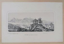 Thun  Panorama Lithographie