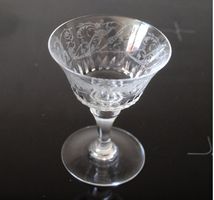 Baccaratglas Dekor Parme Bird, gestempelt