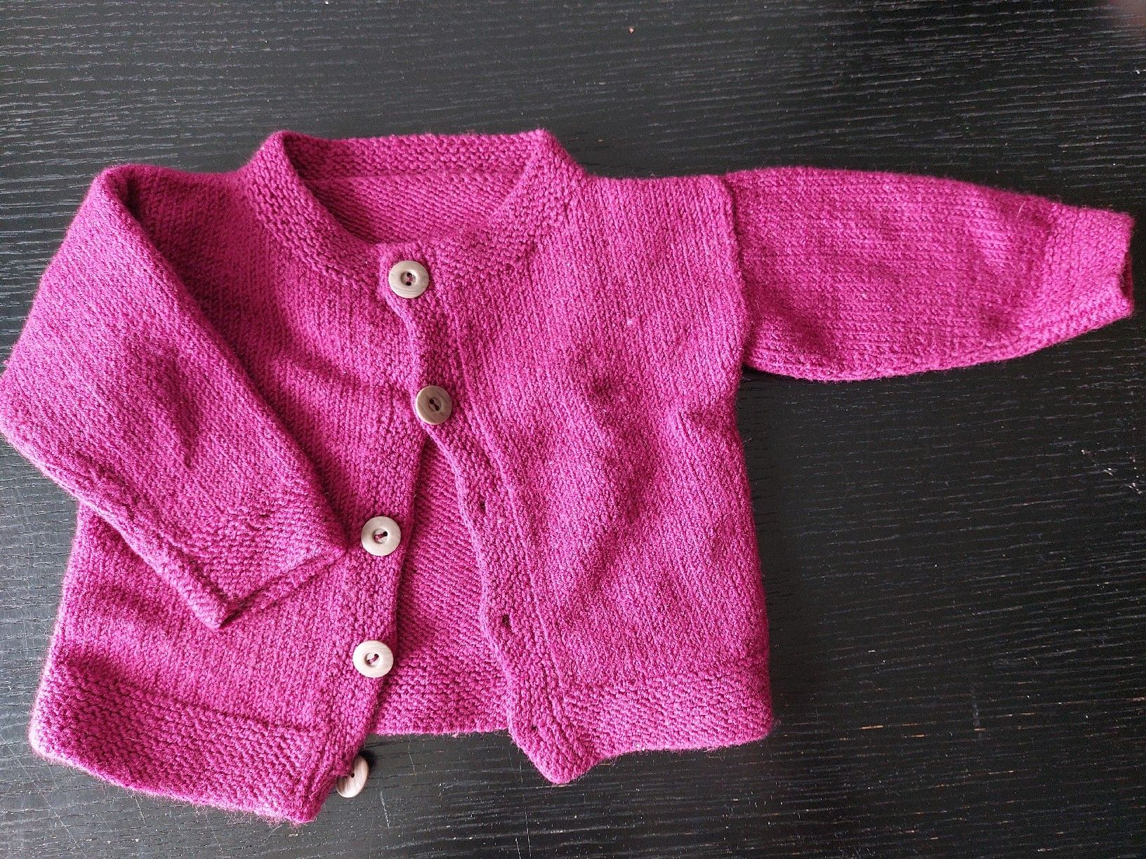 Jacken & Mäntel: Handgestrickte Baby Jacke, ca. Grösse 68 – Gebraucht aus Horgen von prinza