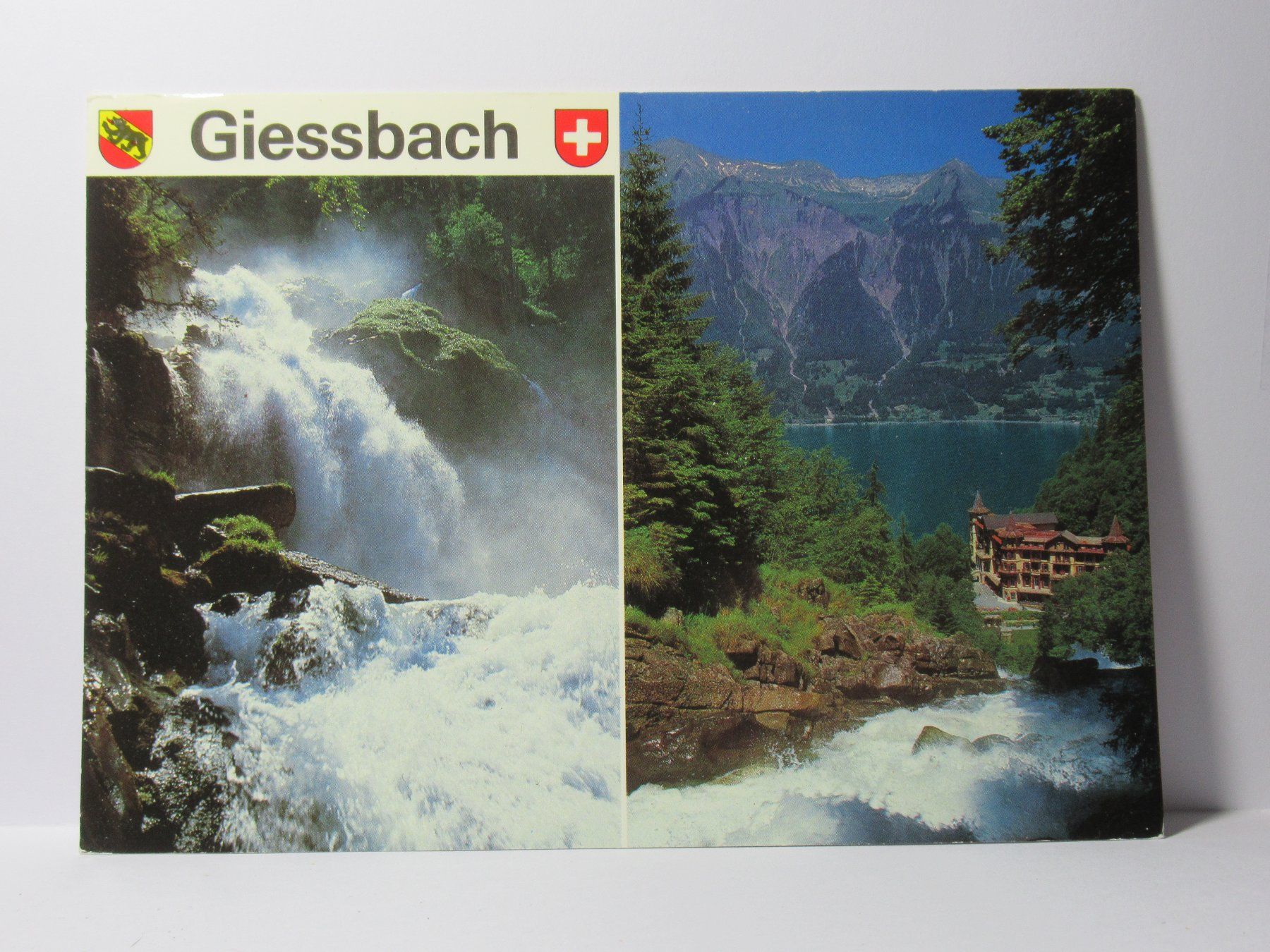 Ansichtskarten: Giessbach , Hotel – Gebraucht aus Grenchen von Bluemchen1900 1