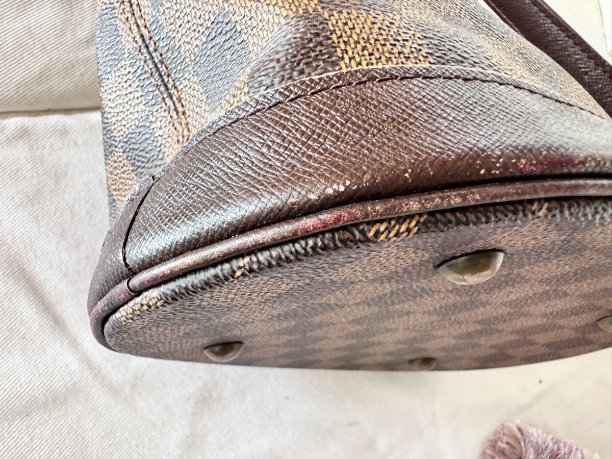 Borse da donna: Louis Vuitton Bucket Ebene Damier Original – Usato da Neuenegg venduto da ilovefashion123 8