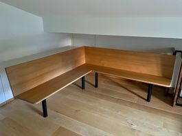 Wunderschöne Eckbank aus Holz – praktisch neu / unbenutzt