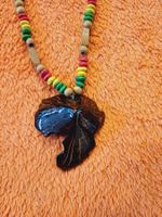Afrika Kette Holzkette handgemacht Unikat