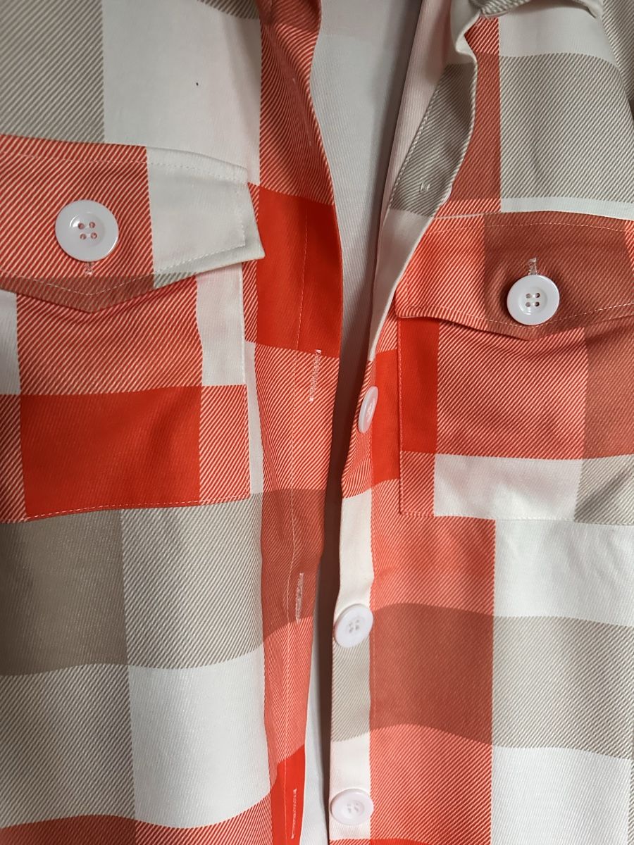 Hemden: Karo, kariertes Hemd, rot beige, Neu – Neu (gemäss Beschreibung) aus Zollikon von into-the-west 1