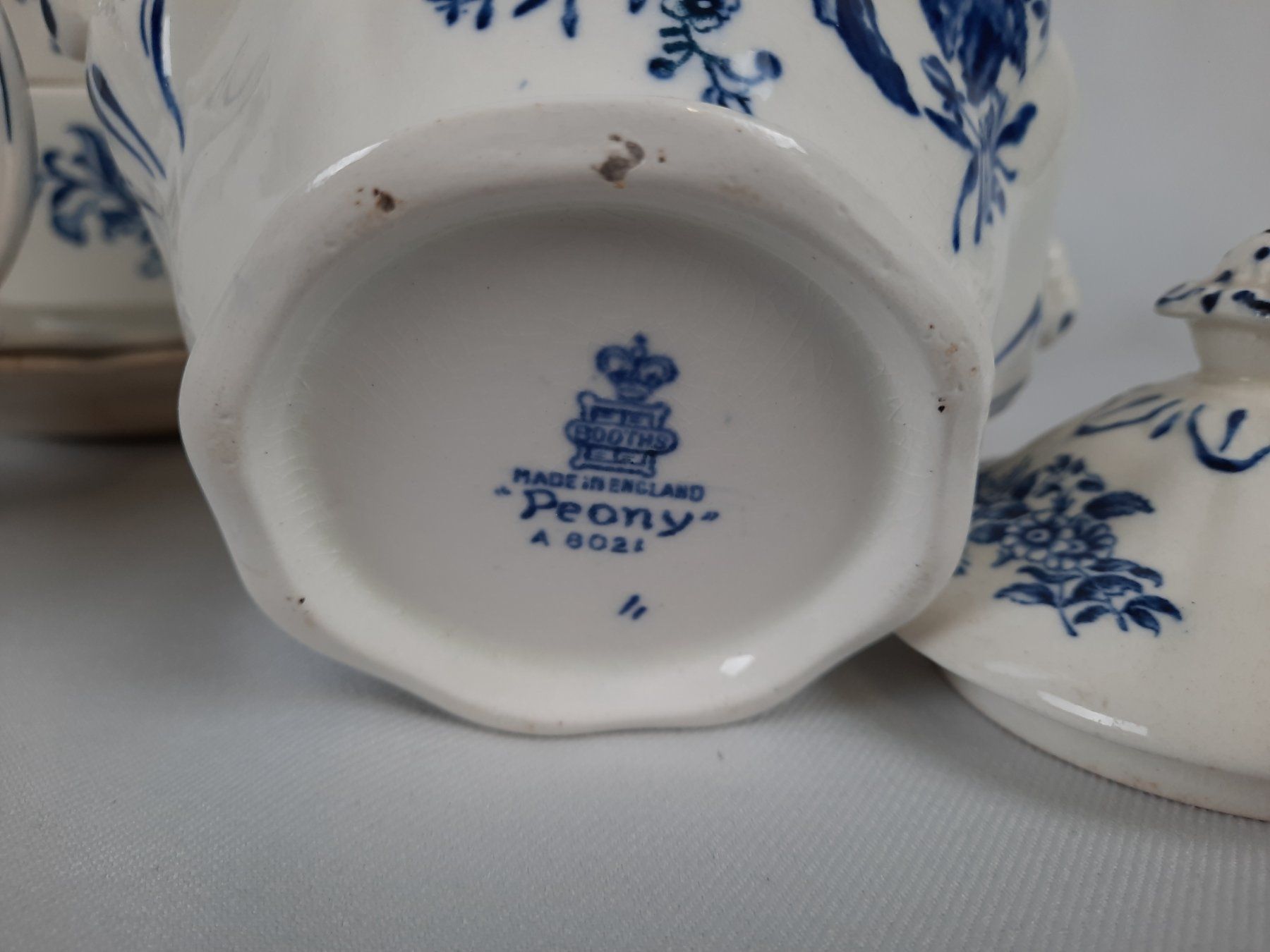 Set di piatti: Geschirrset "PEONY" A8021, Made in England – Usato da Beinwil am See venduto da Restwert_Beinwil 9