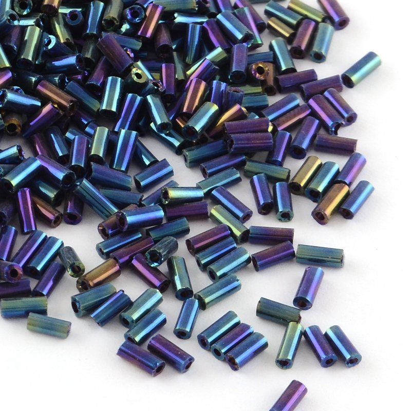 Perle (finte): Rocallies Stiftperle Iris Blau 4-4.5mm / 20g – Nuovo (secondo la descrizione) da Rüegsau venduto da Tausendfreund