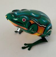 Blech Hüpfender Frosch 60er Jahre