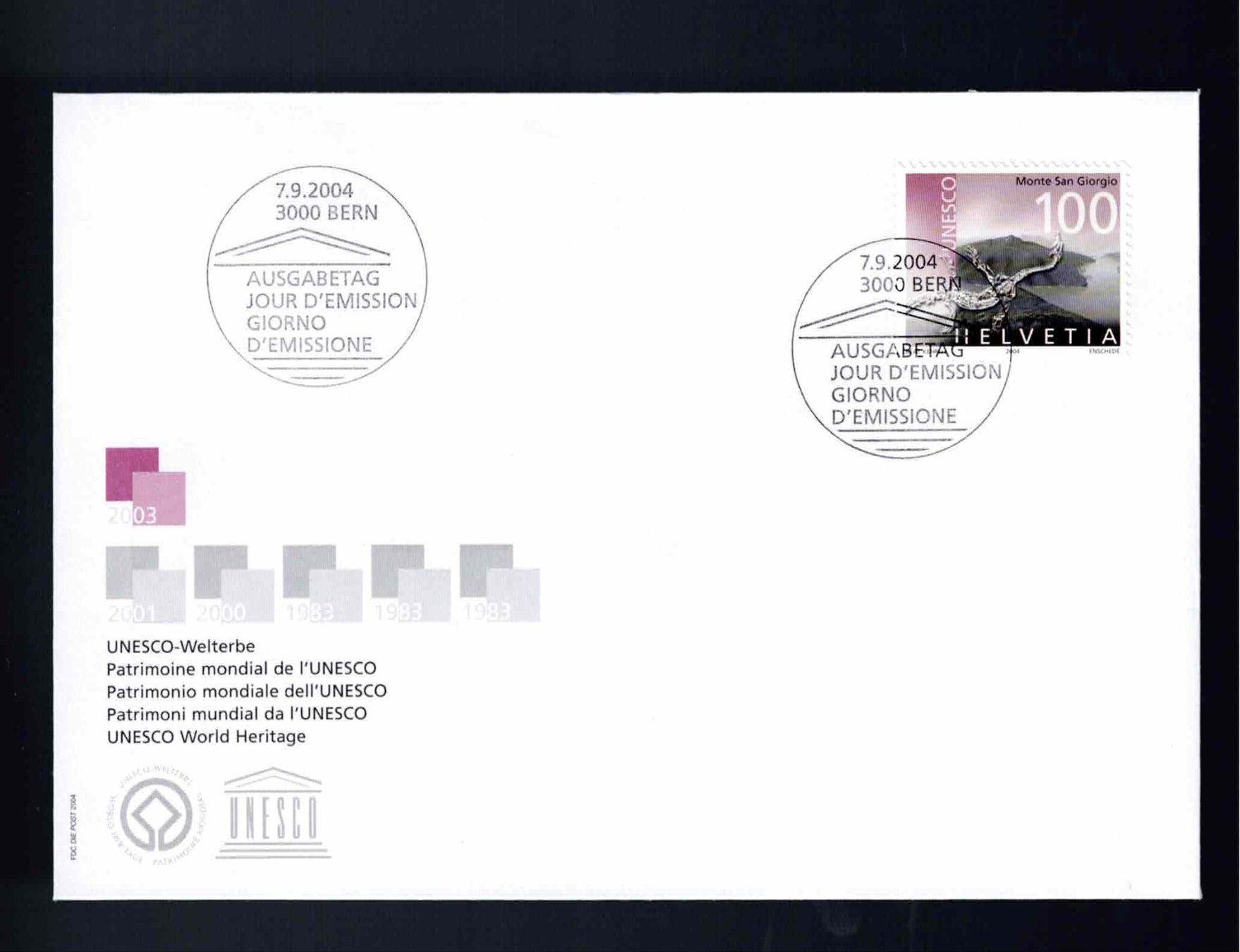 Tutti i francobolli: CH FDC Einzelmarke 2004 – Usato da Koblenz venduto da Markenhimmel