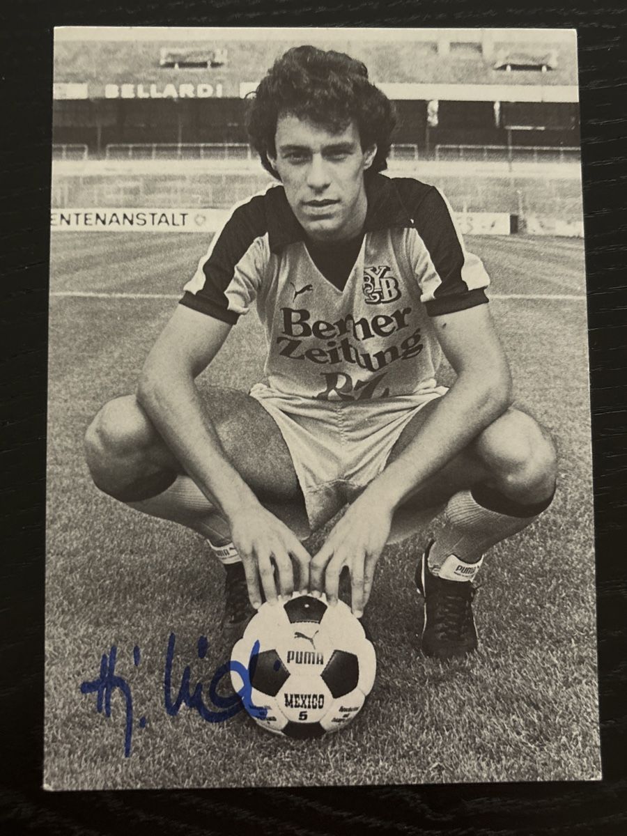 Autografi: Hansjörg Lüdi - Autogrammkarte YB – Usato da Uetendorf venduto da hoisle