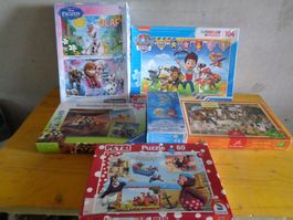 Diverse Puzzles Kinder 5-104 Teile Clementoni Ravensburger